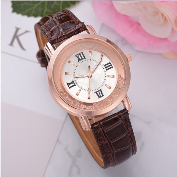 NEW LUCCA Luxury Crystal Watch - Picture 2 of 3